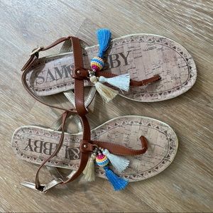 Sam & Libby Tassel Sandals